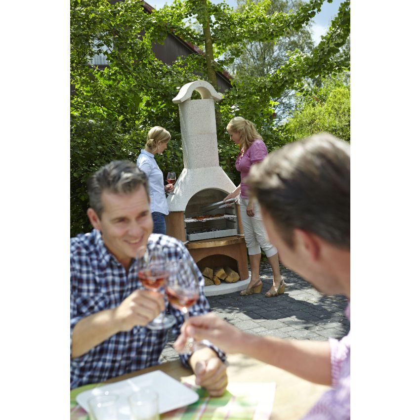 Barbecue BOLOGNE en Béton 110x65x210cm