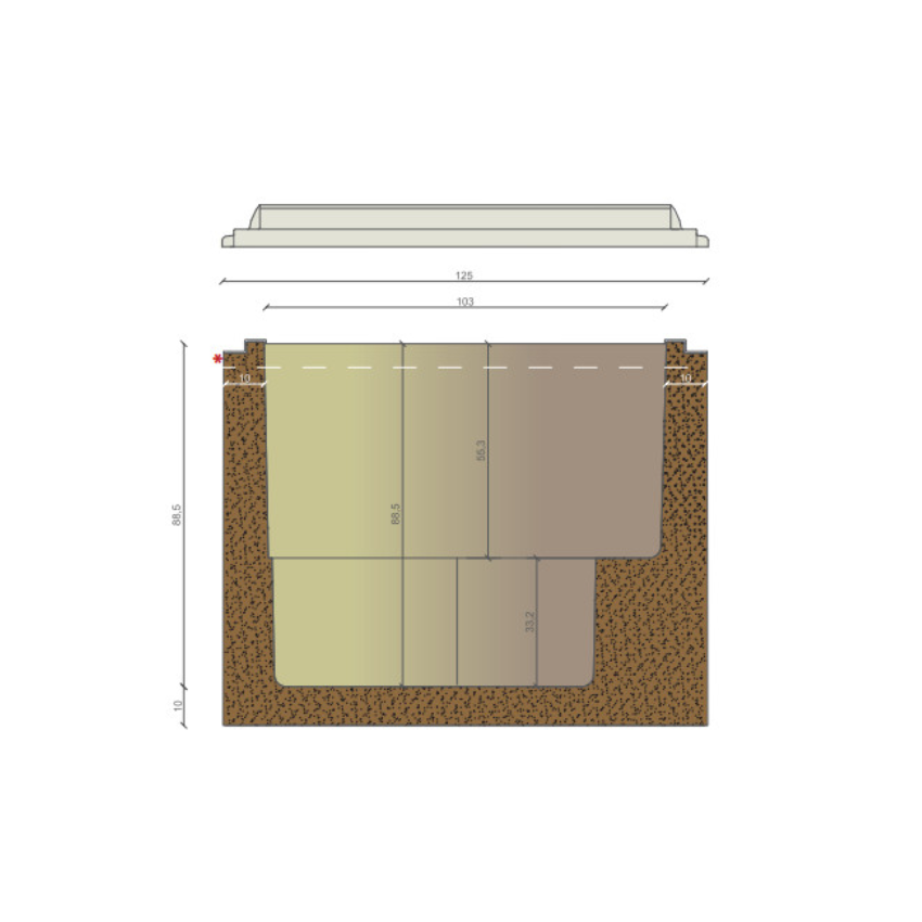 Kit de filtration Piscine à enterrer Traitement au sel + pH Pompe 3/4CV