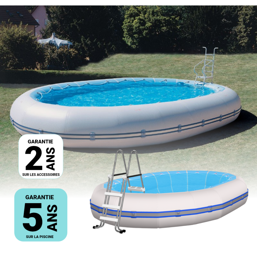 Piscine Semi Rigide ZODIAC OVLINEO4000  1120x730x130cm