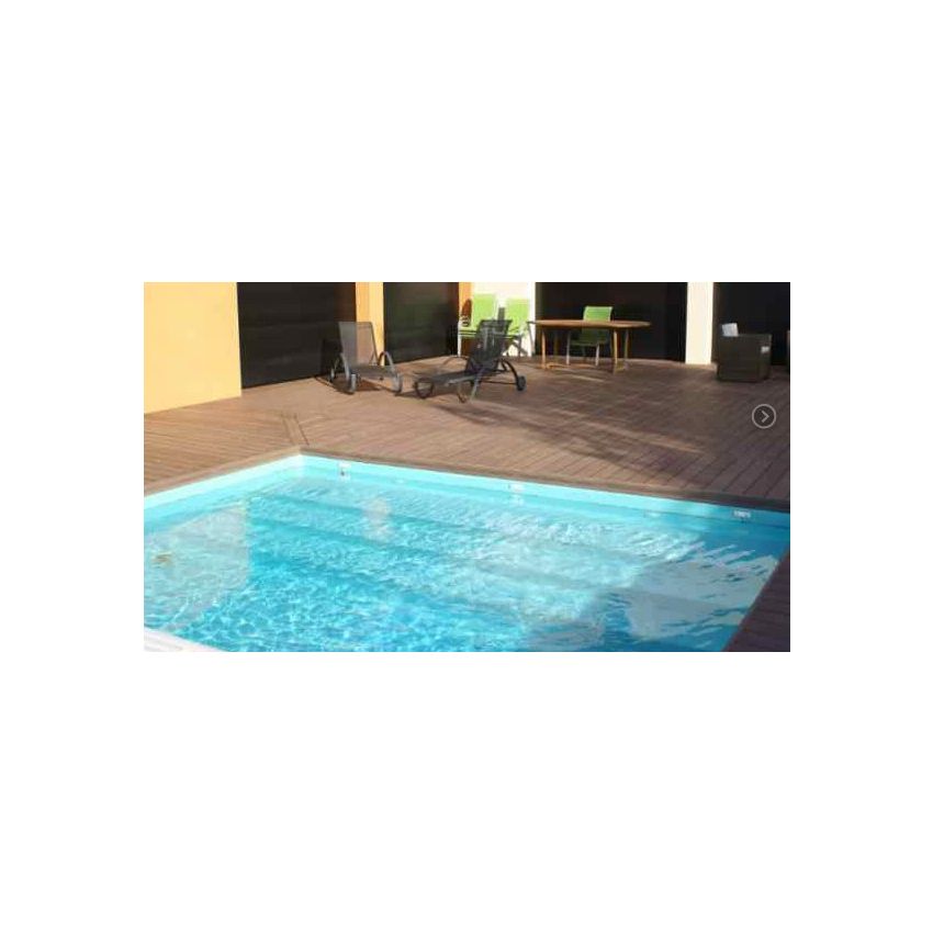 Piscine Bois Diana Rectangulaire avec Escalier 820x420x145cm