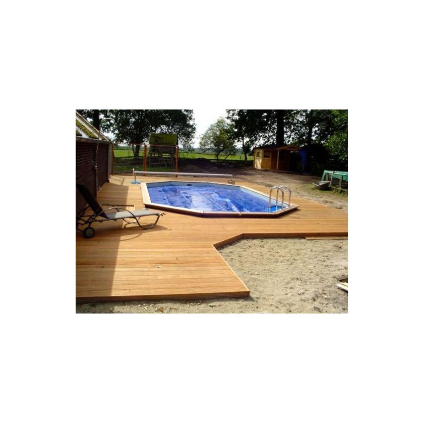 Piscine bois UBBINK SUNWATER 490x300x120cm
