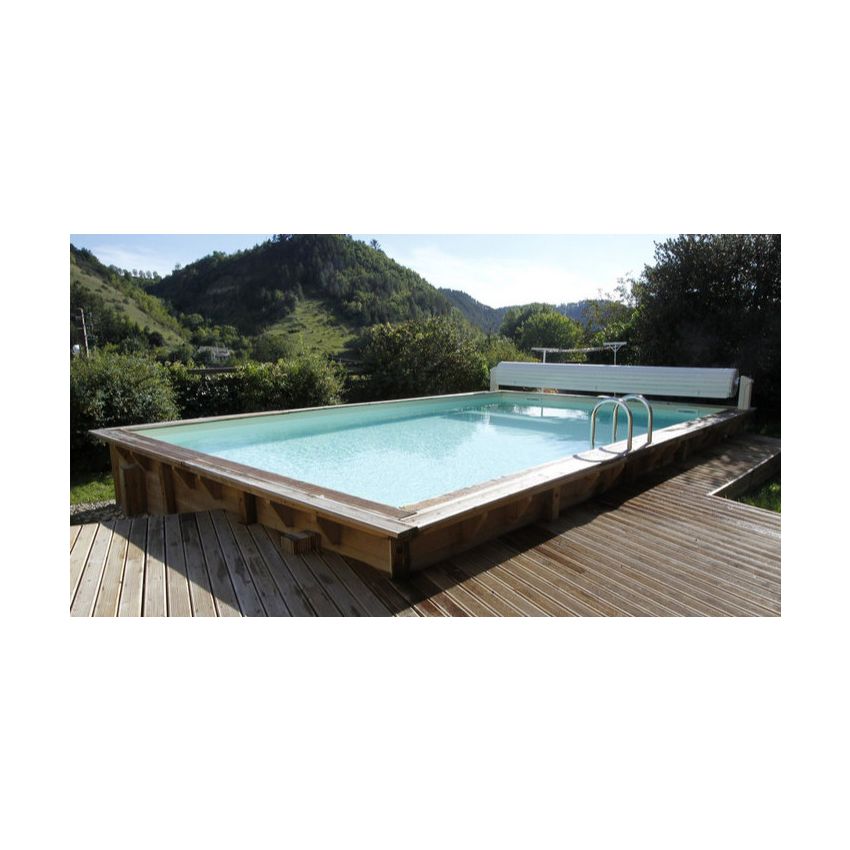 Piscine Bois Diana Rectangulaire 820x420x145cm