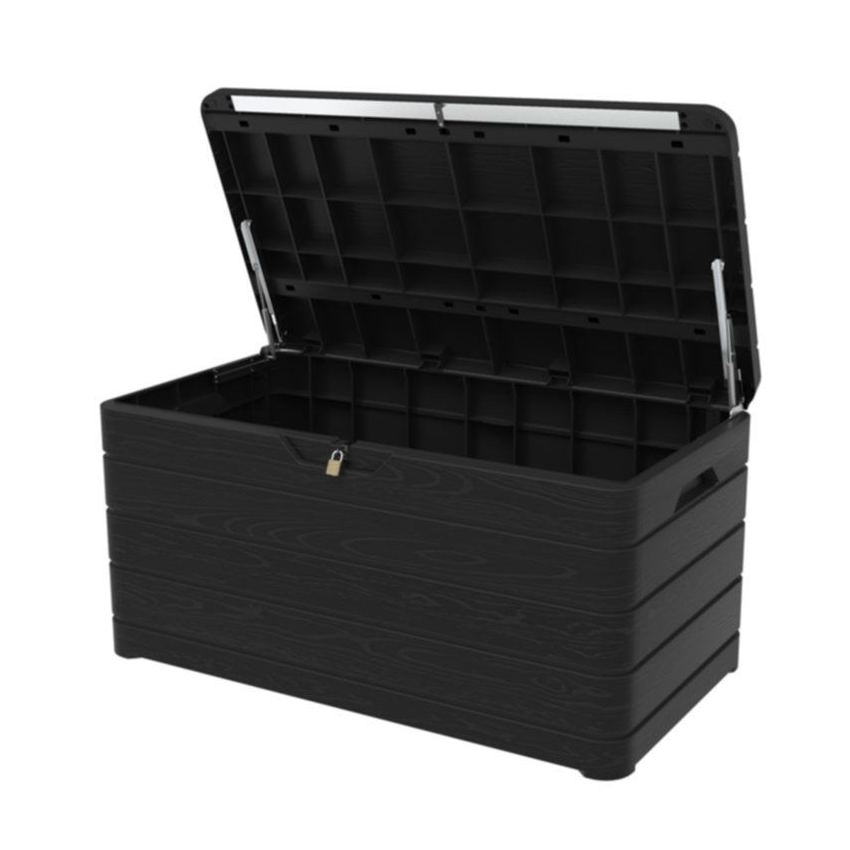 Coffre de Jardin en Résine DOLOMITI 500L Anthracite