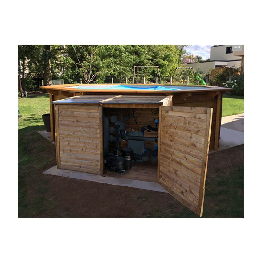 Coffre de Jardin en Bois TROCADERO 2000L 