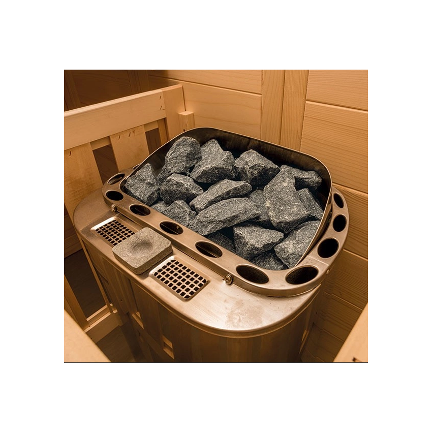 Poêle à sauna COMBI 9kW + commande externe