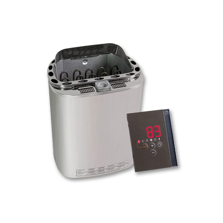 Poêle à sauna COMBI 9kW + commande externe