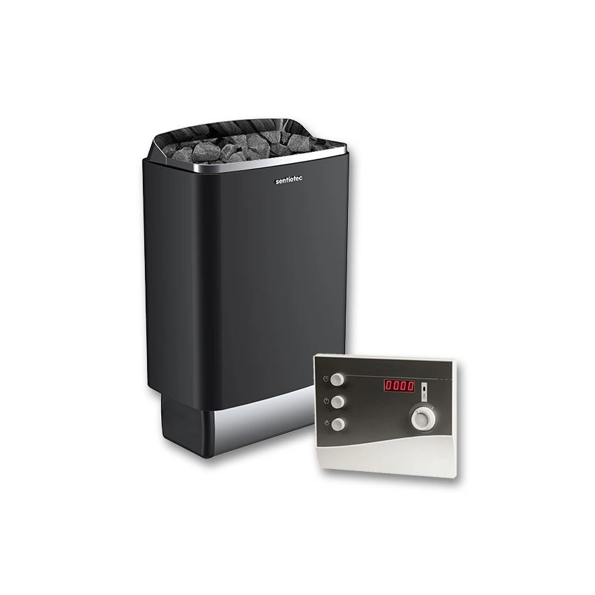 Poêle à sauna SENTIOTEC 9kW + commande externe