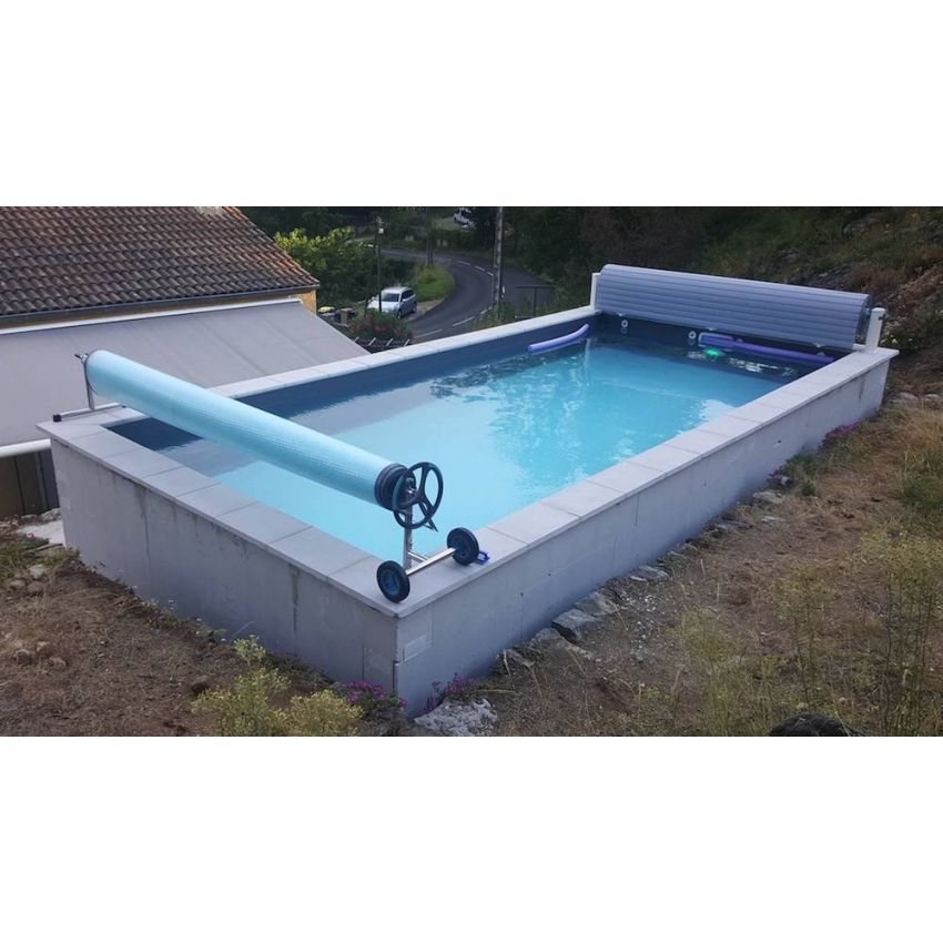 Mur filtrant GS14 Miroir BY-PASS, électrolyseur, régulateur pH pour piscine jusqu'à 50m3