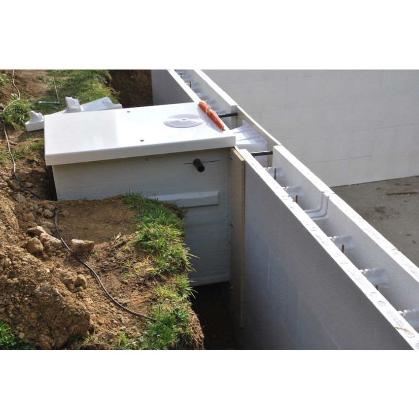 Mur filtrant GS14 Miroir BY-PASS, électrolyseur pour piscine jusqu'à 50m3