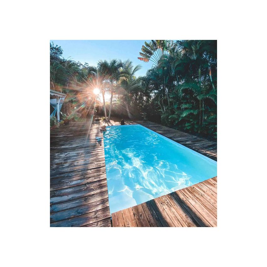Piscine Bois Luxe Rectangulaire 620x420x130cm