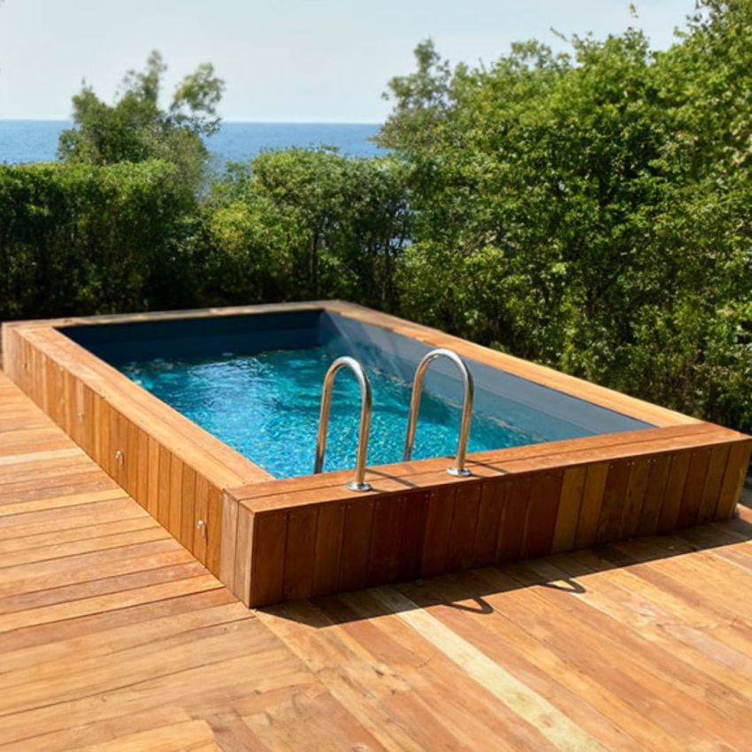 Piscine Bois California Rectangulaire SPARK  Luxe 520x220x131cm
