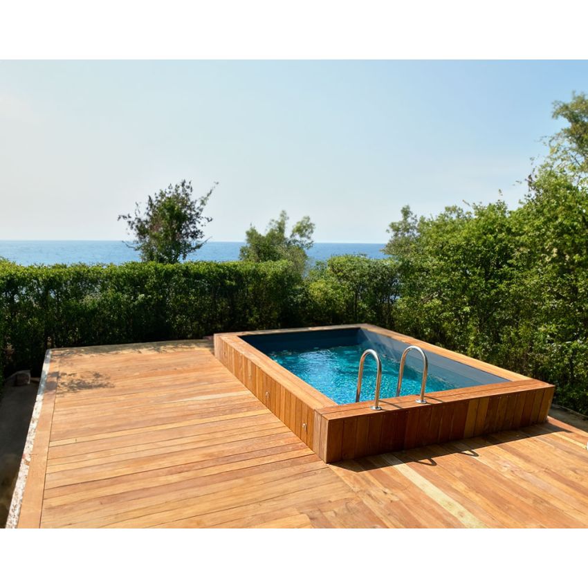 Piscine Bois California Rectangulaire SPARK  Luxe 520x220x131cm