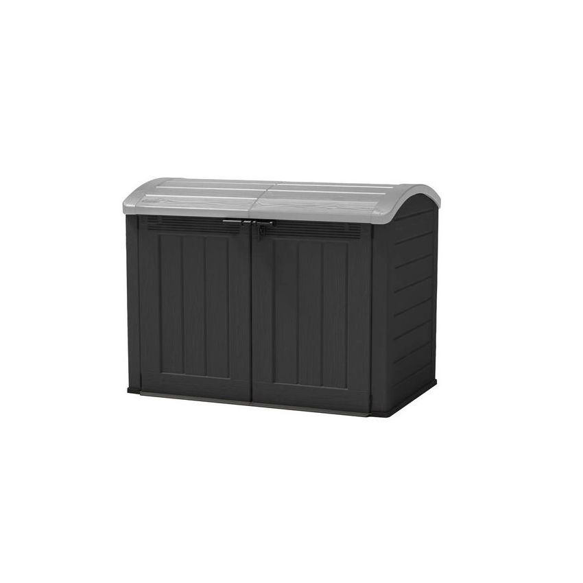 Coffre de Jardin en Résine 2000L Noir