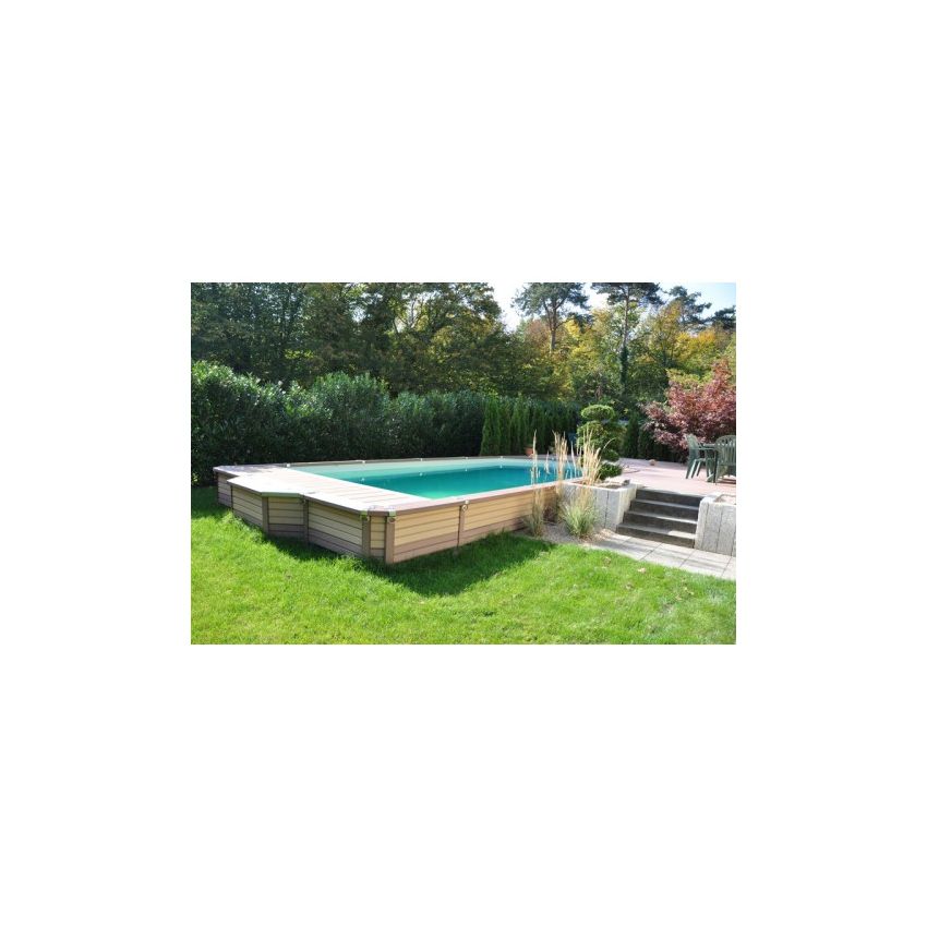 Piscine composite Zodiac AZTECK rectangle 7,30 x 4,00 x 1,40 m 