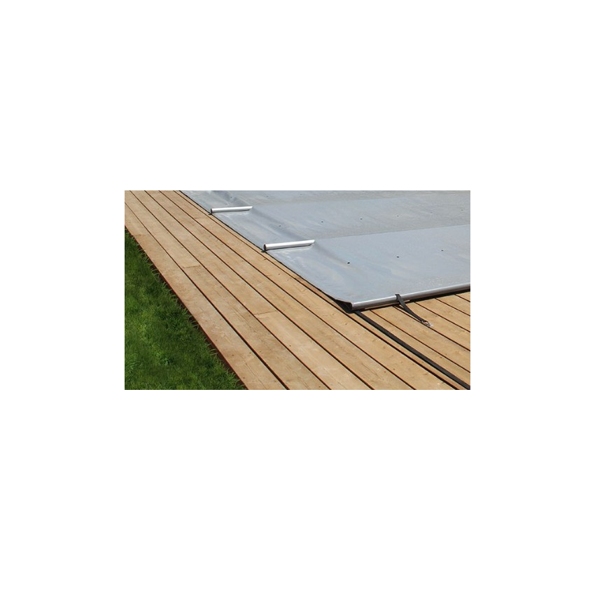 Bâche à barres pour piscine carrée 320 x 320 cm