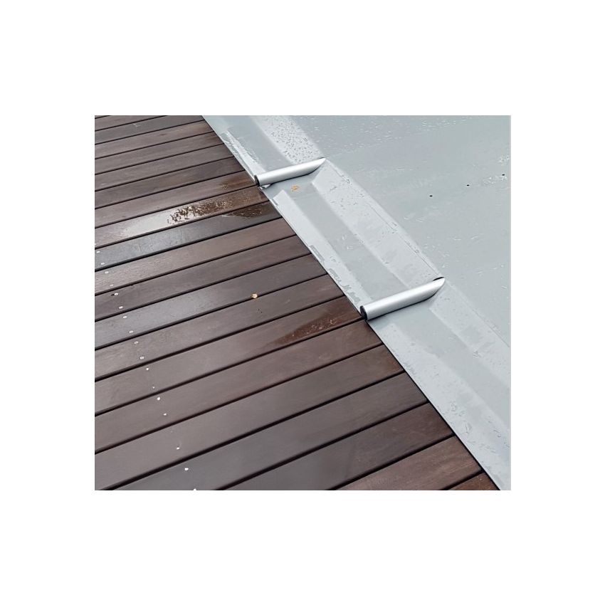 Bâche à barres Supérieure pour piscine octogonale allongée 540x336cm