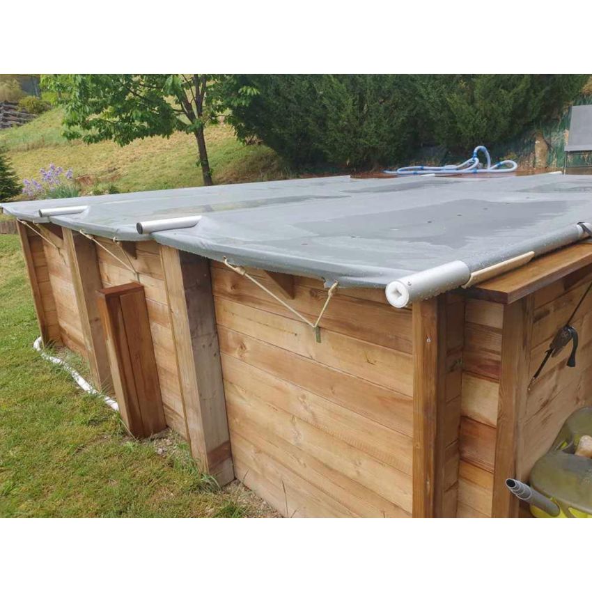 Bâche à barres pour piscine Hors-sol rectangulaire 350 x 270 cm