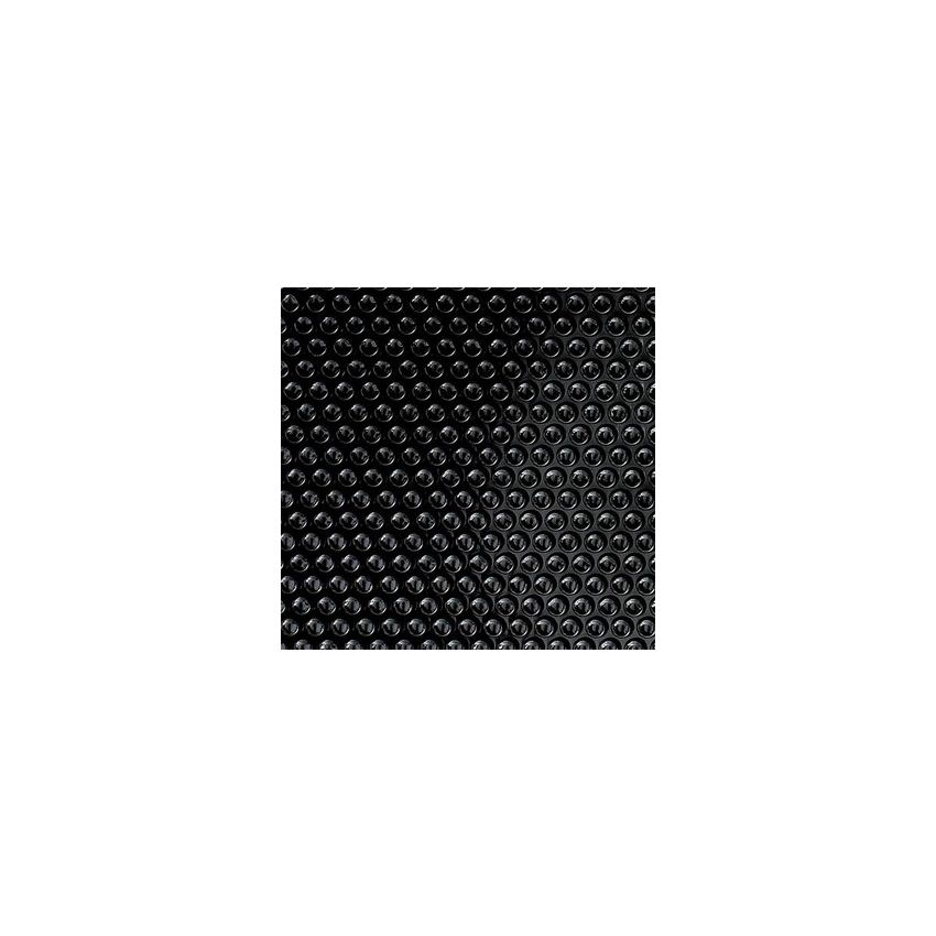 Bâche à bulles 400μ Noire bordée pour piscine rectangulaire 620x420 cm