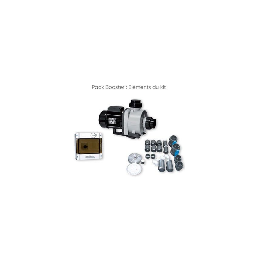 Kit Balnéo membrane 150/100e 4 buses inox + booster 2cv