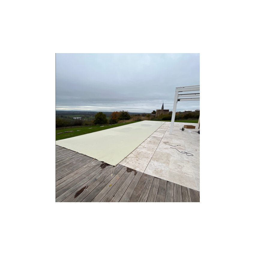 Bâche hiver pour piscine rectangulaire 1220x520 cm
