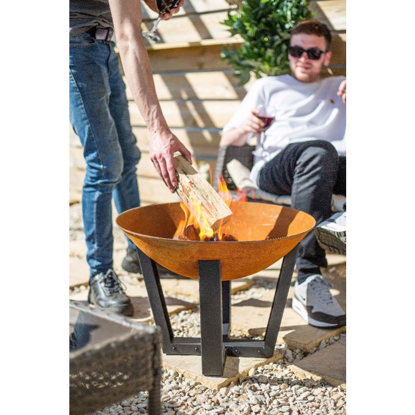 Brasero oxydé ICARUSE S de diamètre 40 cm