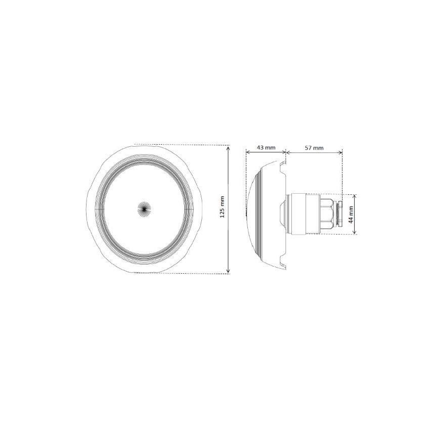 Projecteur mini LED Multicouleur à visser pour piscine
