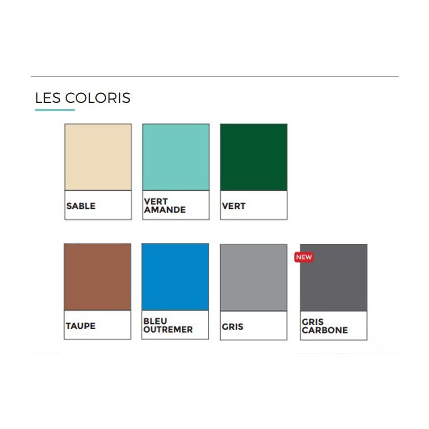 Bache à barres pour piscine Hors sol ronde hexagonale ⌀395 cm