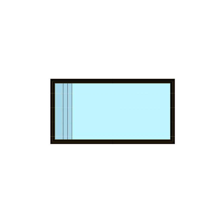 Piscine bois MAEVA Rectangulaire avec Escalier droit 800x400x150cm