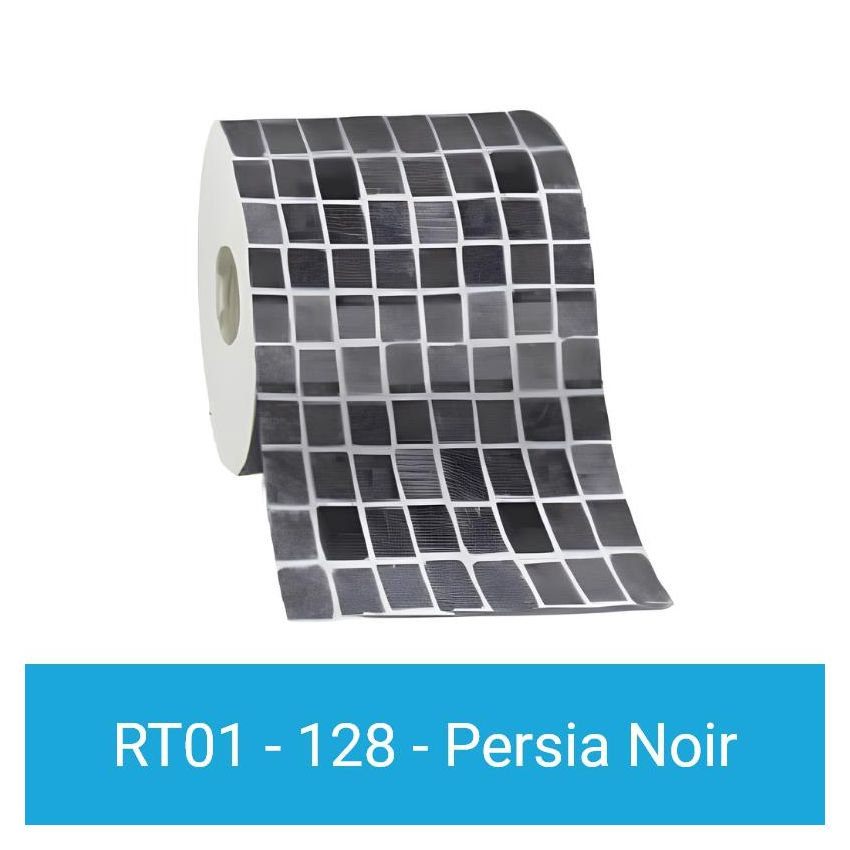 Liner mosaïque 75/100ème pour Kit Piscine en Béton Ronde 493x130cm