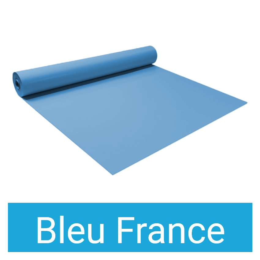 Liner uni 75/100ème pour Kit Piscine Béton Aspect Bois Rectangulaire 750x324x130cm