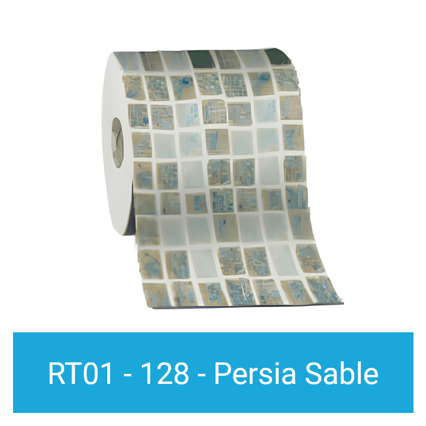 Liner mosaïque 75/100 pour Kit Piscine Béton Aspect Bois Allongé 635x472x143cm