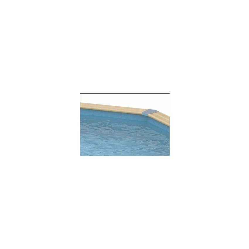 Liner Bleu 75/100ème pour piscine rectangulaire 400 x 300 H120 cm