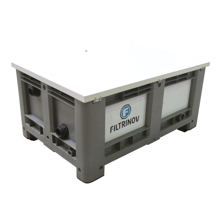 Coffre de filtration pour Skimmer filtrant à cartouche jusqu'à 70m3