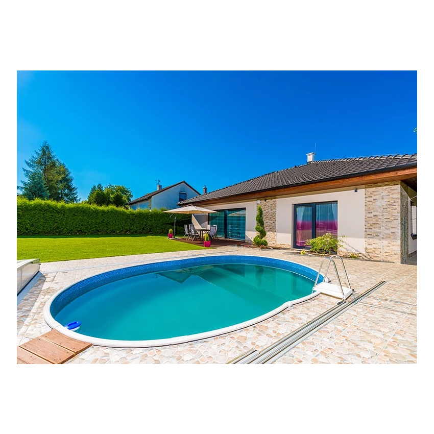 Piscine Acier Ovale Azuro 550x370x120cm