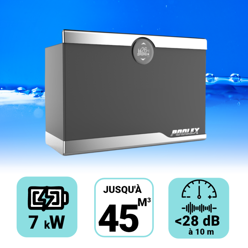 Pompe à chaleur Poolex Silent Max 80 Full Inverter