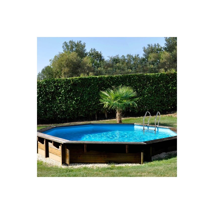 Piscine Bois Diamant Ronde ⌀360x131cm