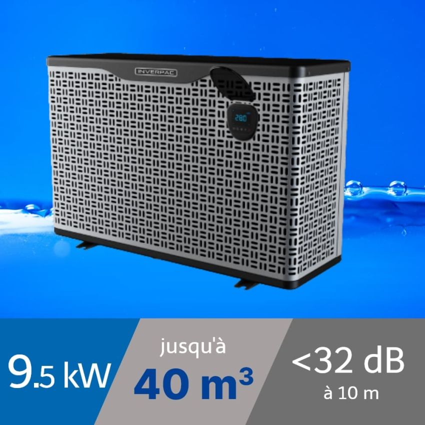 Pompe à chaleur Platinium Boost 9kW pour piscine 20-40m3