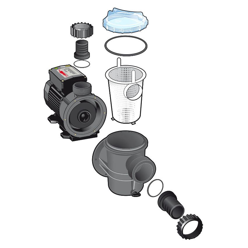 Pompe de Filtration TP50 UBBINK 12.6m3/h pour piscine