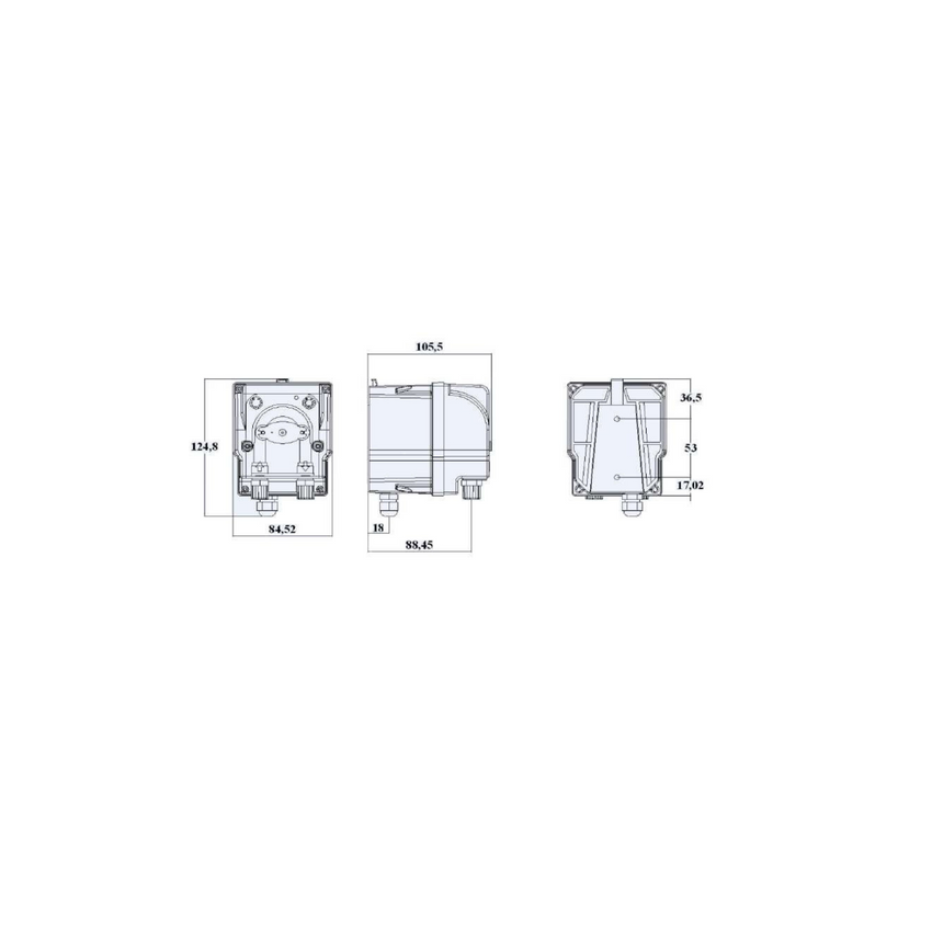 Pompe doseuse DOSECO pH-  pour piscine jusqu'à 65m3