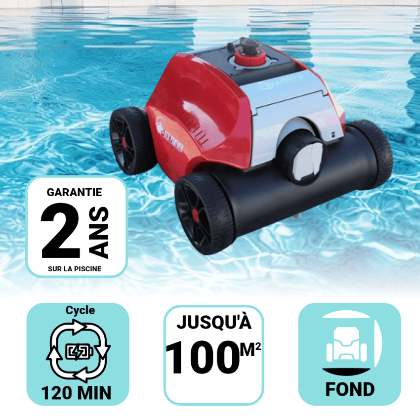 Robot piscine Fond PANTHER Sans Fil