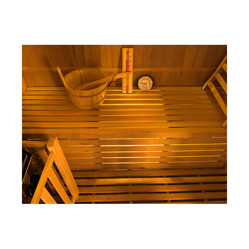 Sauna Traditionnel Sense 3 Places Pack complet