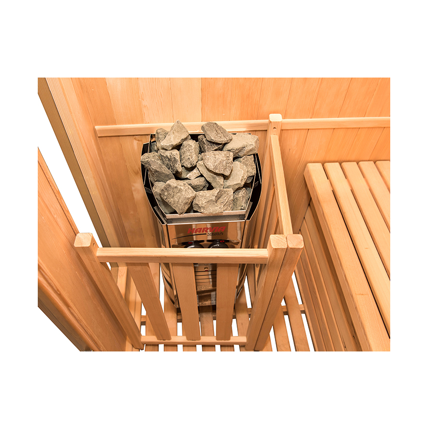 Sauna Traditionnel Sense 3 Places Pack complet