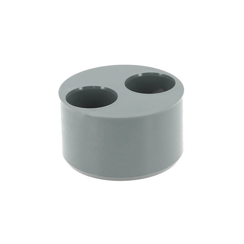 Raccord PVC évacuation Tampon Réduit Double MFF 100X50X32mm