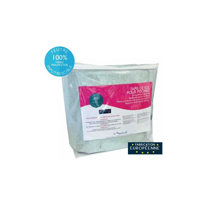 Tapis de sol 6.6 x 6.6 m pour piscine