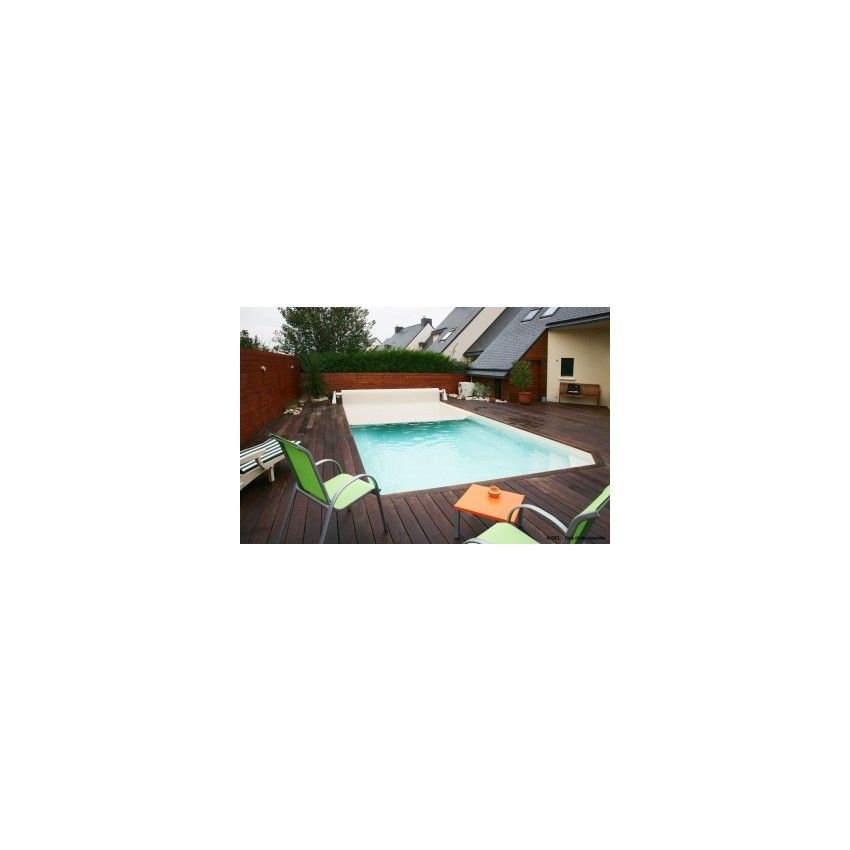 Volet roulant fixe pour piscine rectangulaire 520x320cm 
