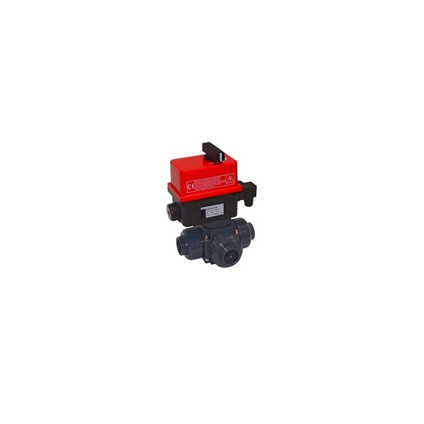 Vanne motorisée 3 voies diamètre 63 mm 230 V