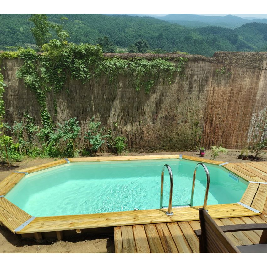 Piscine bois SUNWATER 490x300x120cm