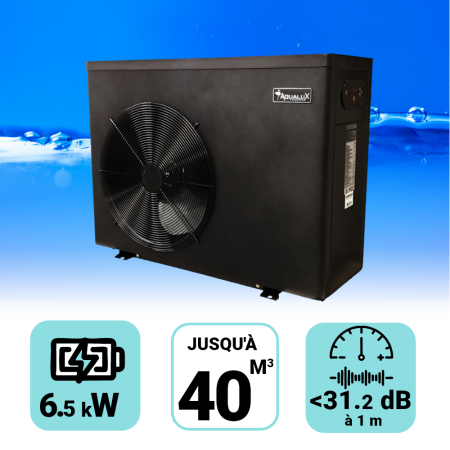 Pompe à chaleur INVERTER 6.5kW pour piscine 30m3 