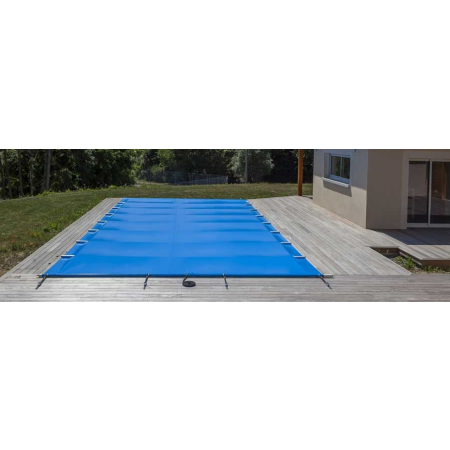 Bache &agrave; Barres pour Piscine 620X420X130cm