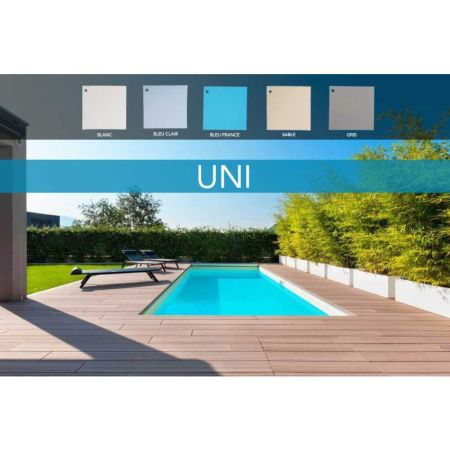 Liner 75/100ème pour piscine 770x435x130 Gris anthracite